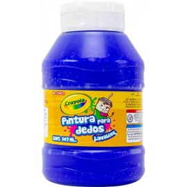 Pintura Para Dedos Lavable Crayola 147 ml Azul