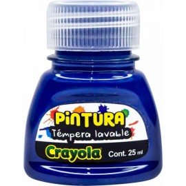 Pintura Témpera Lavable Azul Crayola 25 ml