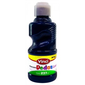 Pintura Para Dedos Lavable Vinci Azul Oscuro 237 ml