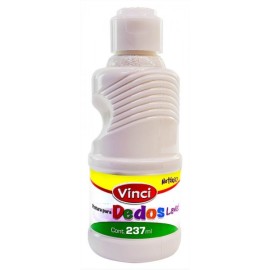 Pintura Para Dedos Lavable Vinci Blanco 237 ml