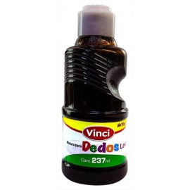 Pintura Para Dedos Lavable Vinci Café 237 ml