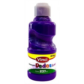 Pintura Para Dedos Lavable Vinci Violeta 237 ml