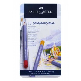 Colores Acuarelables Faber Castell Goldfaber Aqua c/12