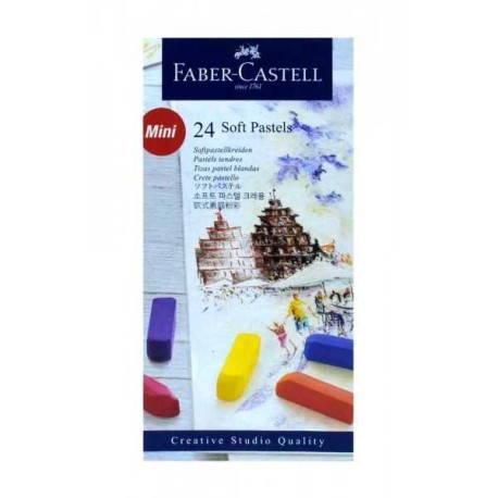 Gis Pastel Blando Mini Faber Castell c/24