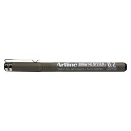 Rapidógrafo Desechable 0.2 mm Artline