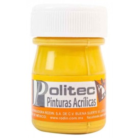 Pintura Acrílica Amarillo Claro Politec 20 ml