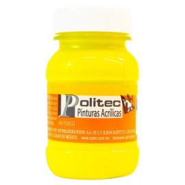 Pintura Acrílica Amarillo Limón Politec 100 ml