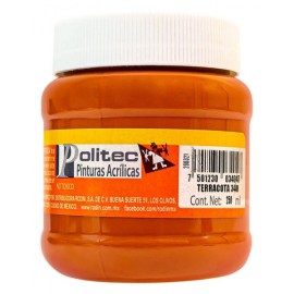 Pintura Acrílica Terracota Politec 250 ml