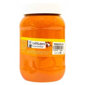 Pintura Acrílica Terracota Politec 500 ml