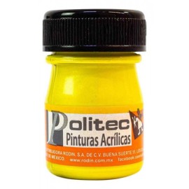 Pintura Acrílica Amarillo Nacarada Politec 20 ml