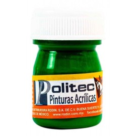 Pintura Acrílica Verde Claro Politec 20 ml