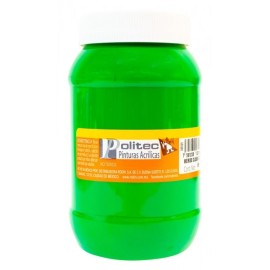 Pintura Acrílica Verde Claro Politec 500 ml