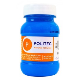 Pintura Acrílica Azul Celeste Politec 100 ml