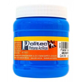 Pintura Acrílica Azul Celeste Politec 250 ml