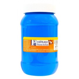 Pintura Acrílica Azul Celeste Politec 500 ml