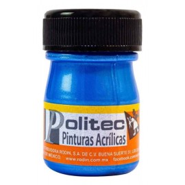 Pintura Acrílica Azul Nacarada Politec 20 ml