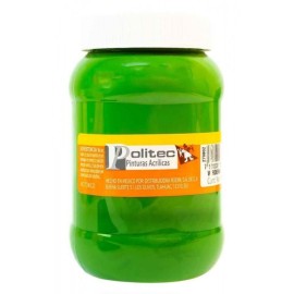 Pintura Acrílica Verde Nilo Politec 500 ml