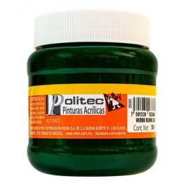 Pintura Acrílica Verde Olivo Politec 250 ml