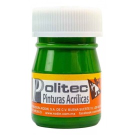 Pintura Acrílica Verde Oro Politec 20 ml