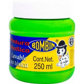 Pintura Vinílica Lavable Verde Amarillo Bombin 250 ml