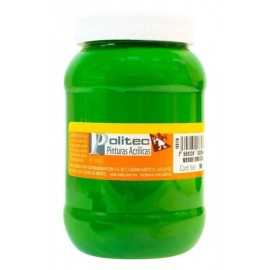 Pintura Acrílica Verde Oro Politec 500 ml