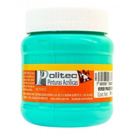 Pintura Acrílica Verde Pálido Politec 250 ml