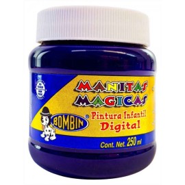 Pintura Digital Manitas Mágicas Bombin Azul Marino 250 ml