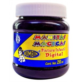 Pintura Digital Manitas Mágicas Bombin Morado 250 ml