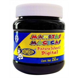 Pintura Digital Manitas Mágicas Bombin Negro 250 ml