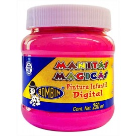 Pintura Digital Manitas Mágicas Bombin Rosa 250 ml