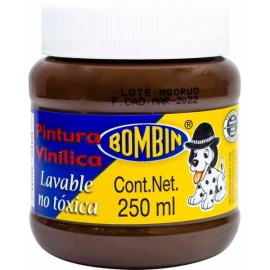 Pintura Vinílica Lavable Café Bombin 250 ml