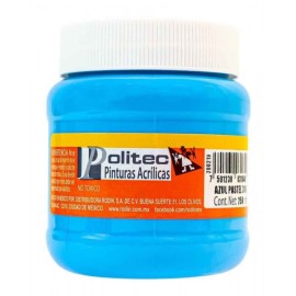 Pintura Acrílica Azul Pastel Politec 250 ml