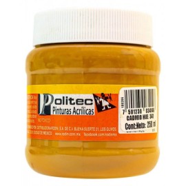 Pintura Acrílica Cadmio Politec 250 ml