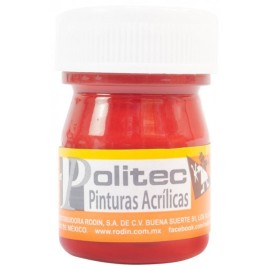 Pintura Acrílica Carmín Politec 20 ml