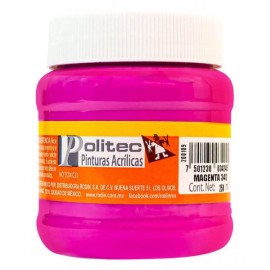 Pintura Acrílica Magenta Politec 250 ml