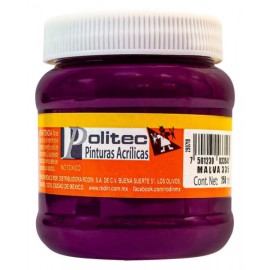 Pintura Acrílica Malva Politec 250 ml