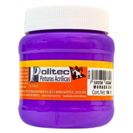 Pintura Acrílica Morado Politec 250 ml