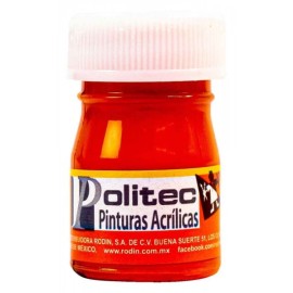 Pintura Acrílica Naranja Politec 20 ml