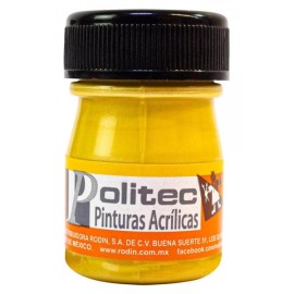 Pintura Acrílica Ocre Nacarada Politec 20 ml