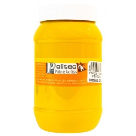 Pintura Acrílica Ocre Politec 500 ml