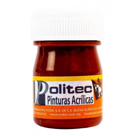 Pintura Acrílica Rojo Óxido Politec 20 ml