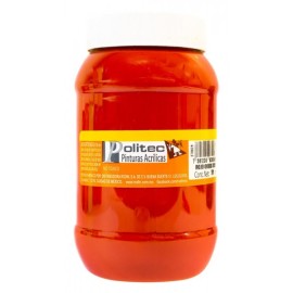 Pintura Acrílica Rojo Óxido Politec 500 ml