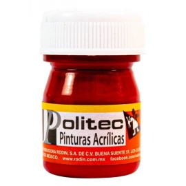 Pintura Acrílica Rojo Politec 20 ml