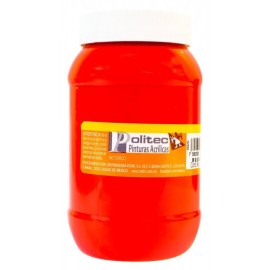 Pintura Acrílica Rojo Politec 500 ml