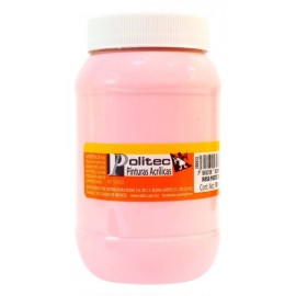 Pintura Acrílica Rosa Pastel Politec 500 ml