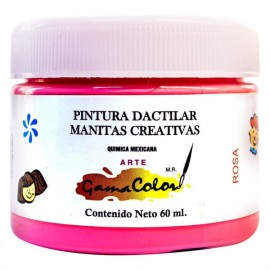 Pintura Dactilar Gama Color Rosa 60 ml