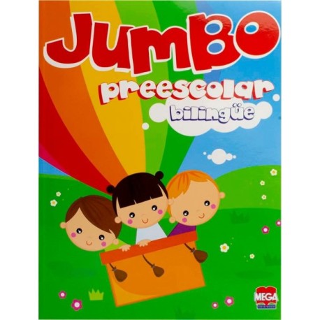 Libro para Colorear Preescolar Bilingüe Jumbo Larousse