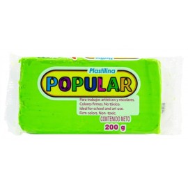 Plastilina Verde Popular