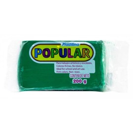 Plastilina Verde Oscuro Popular