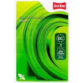 Papel Scribe Verde Oficio c/500